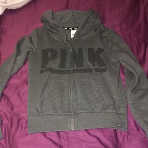 Pink Zip Up Hoodie
